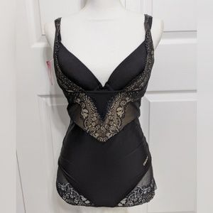 DKNY Jolie Black Slim Body Briefer Shapewear